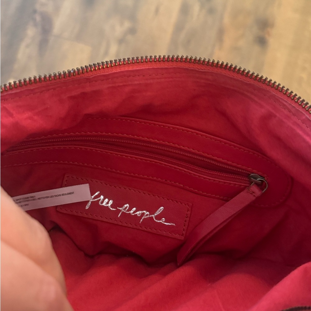 Free People Red Idle Hands Sling Bag - Picture 3 of 3